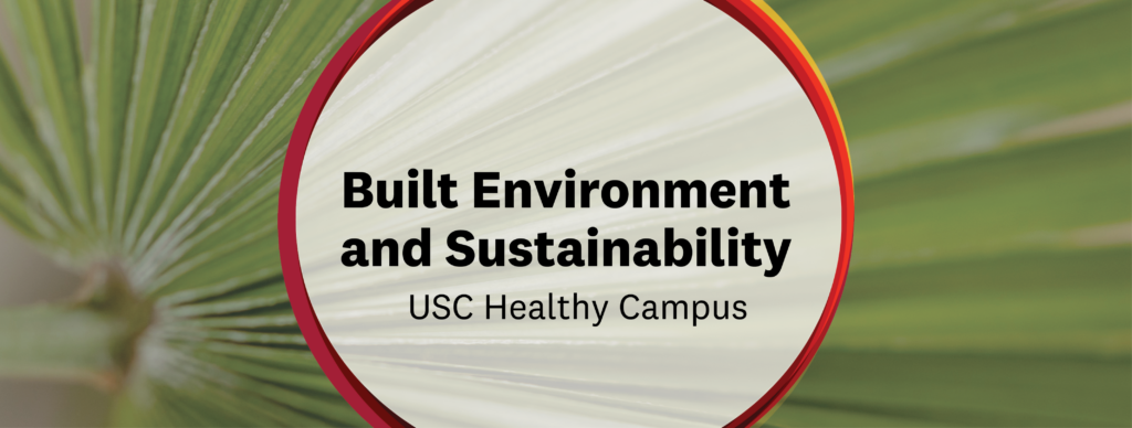 Built Environment and Sustainability Banner