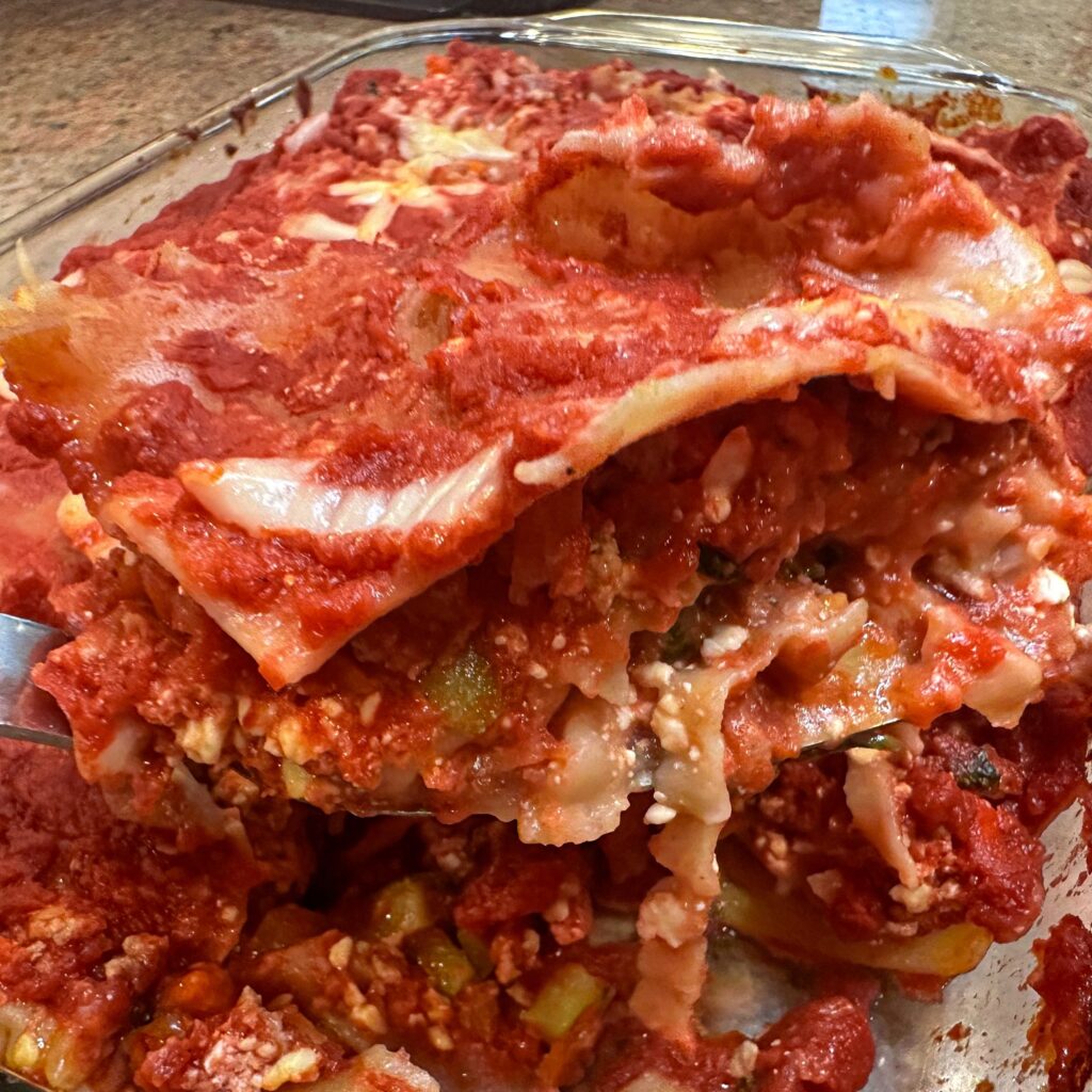 Veggie-Filled Turkey Lasagna
